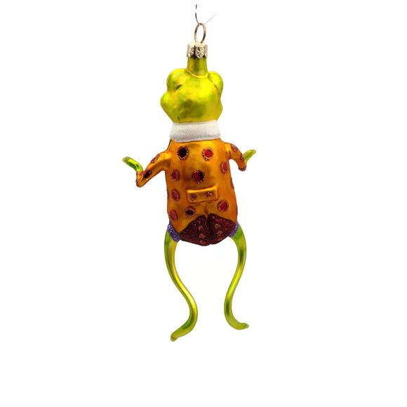 Slavic Treasures Mr Happy Hoppy Frog Halloween Tree Ornament 99-146-A-FB - Picture 4 of 8
